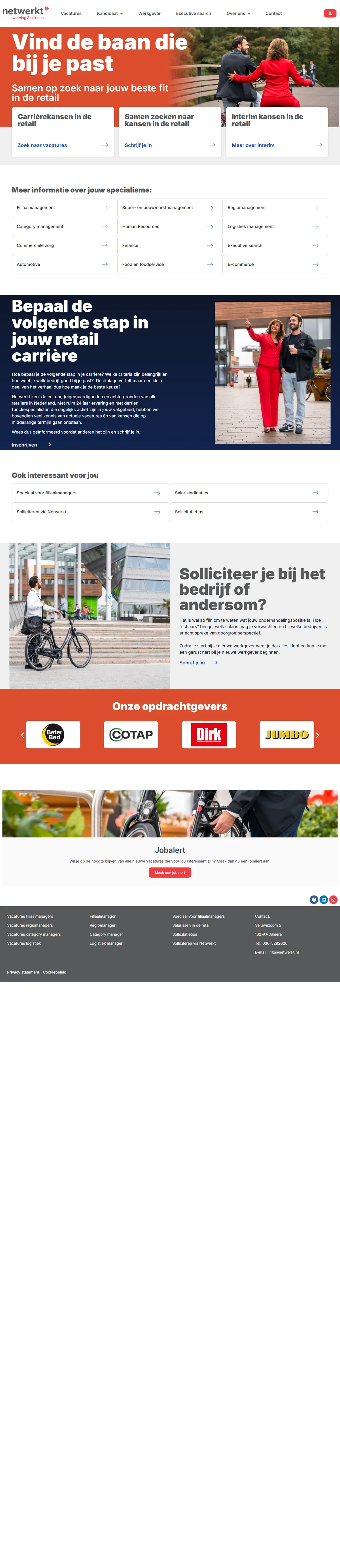 De website van NETWERKT